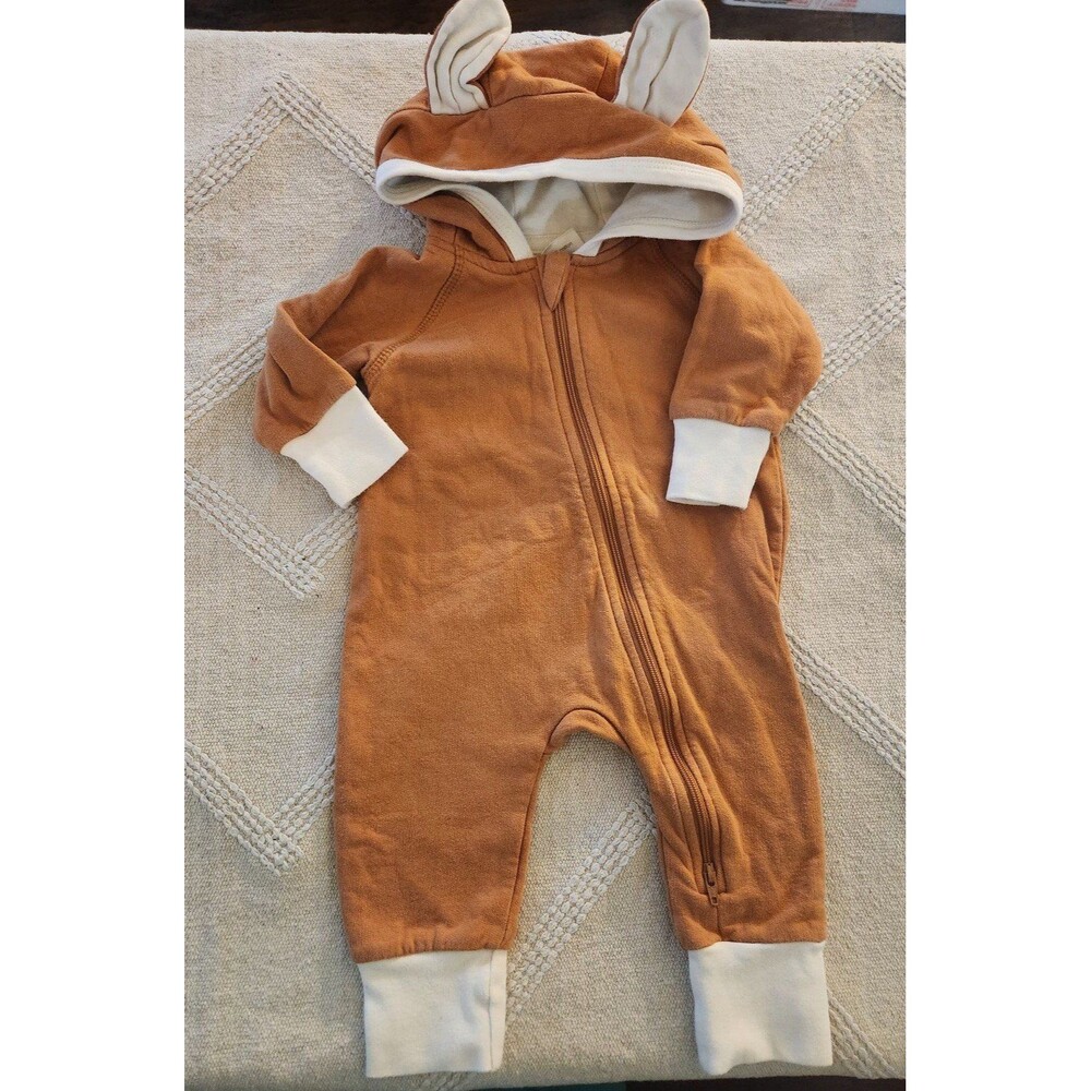 City mouse bunny ear romper size 0-3M months